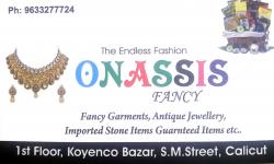ONASSIS FANCY, FANCY & COSTUMES,  service in Kozhikode Town, Kozhikode
